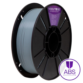 Filamento ABS Cinza 1kg 1,75mm para Impressora 3D FDM - Voolt3D Oficial em Oferta na Shopee