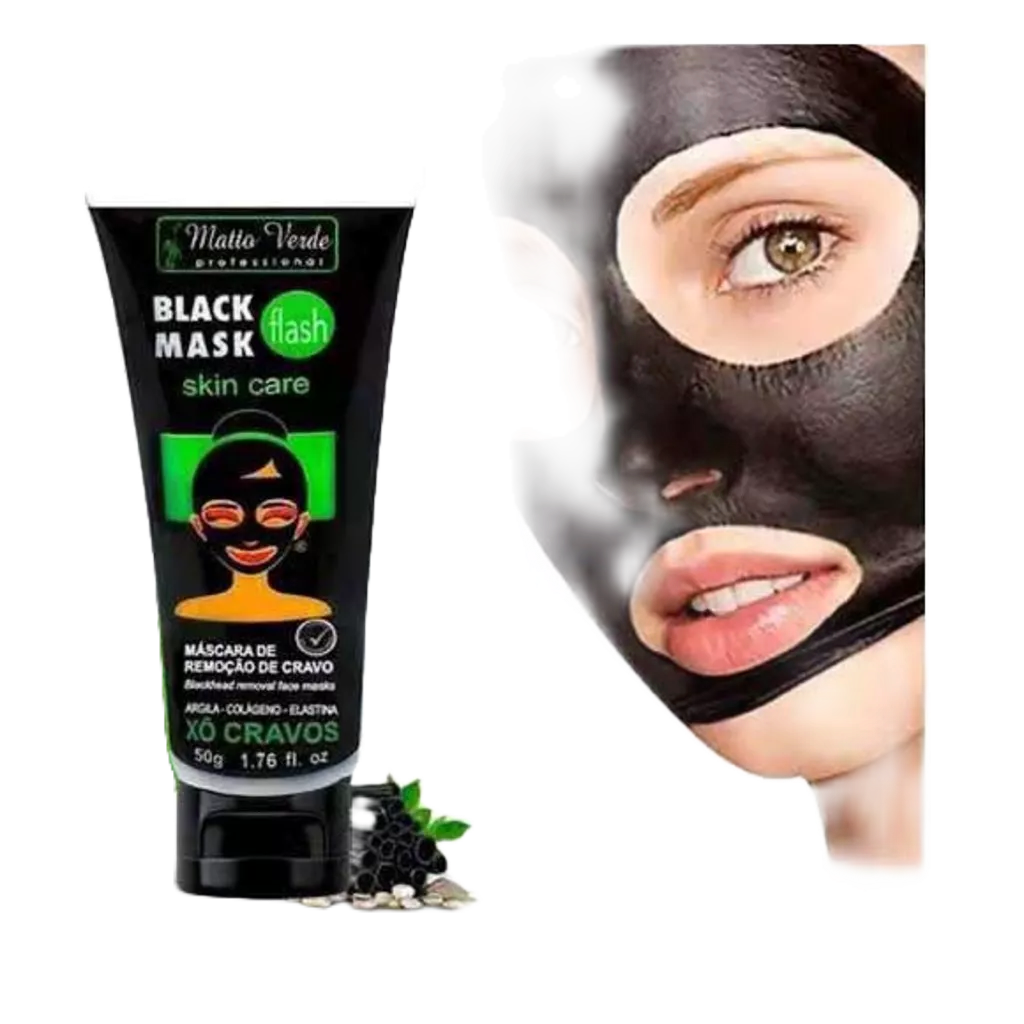 Mascara Bisnaga Black Mask Flash Matto Verde Xo Cravos em Oferta na Shopee