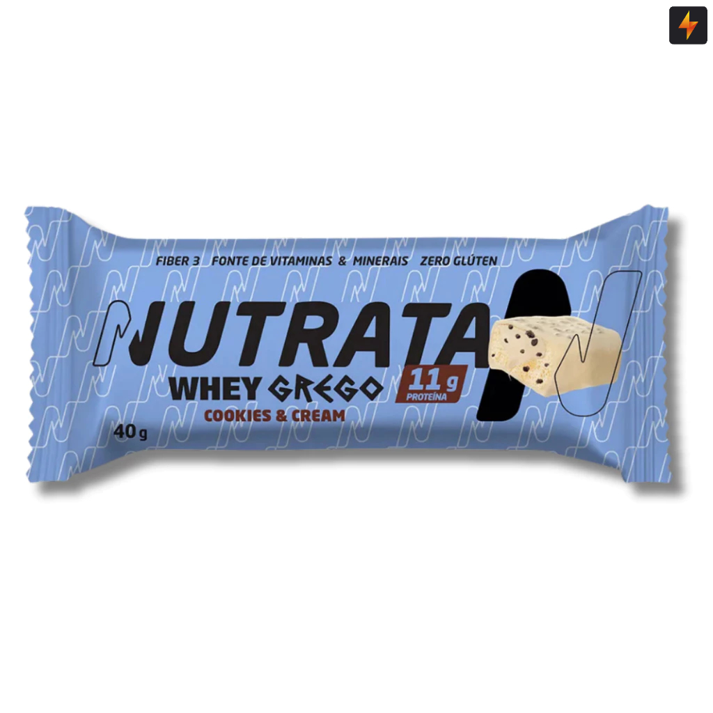 Detalhes do Barra de Proteína Whey Grego 40g Nutrata