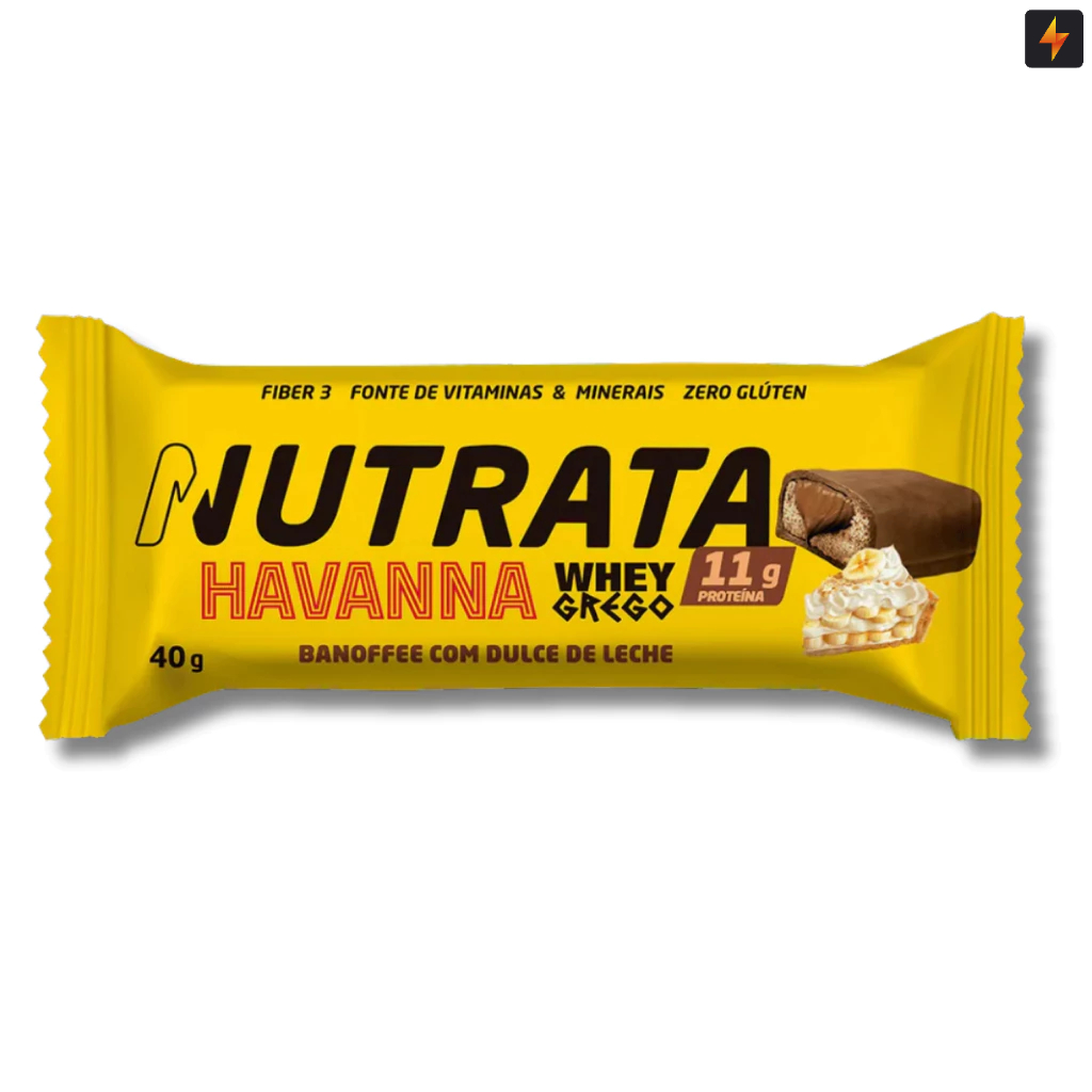 Barra de Proteína Nutrata - Whey Grego Havanna 40g