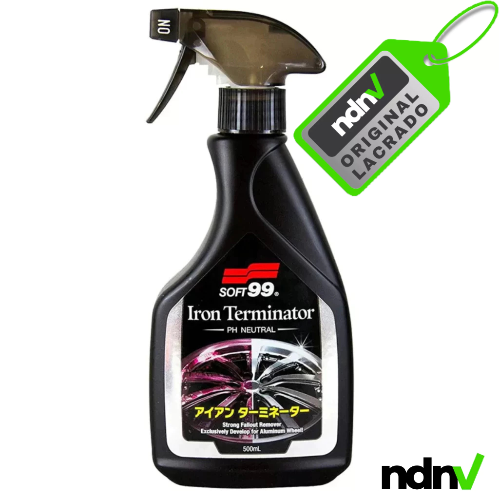 Limpa Rodas Iron Terminator - 500ml - Descontaminante Ferroso Soft99