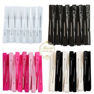 Kit piranha presilha de cabelo bico de Pato Prendedor para cabelo Salão de Beleza em Oferta na Shopee