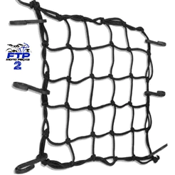 Rede Elástica Aranha para Capacete de Moto – Preta 35x35 cm