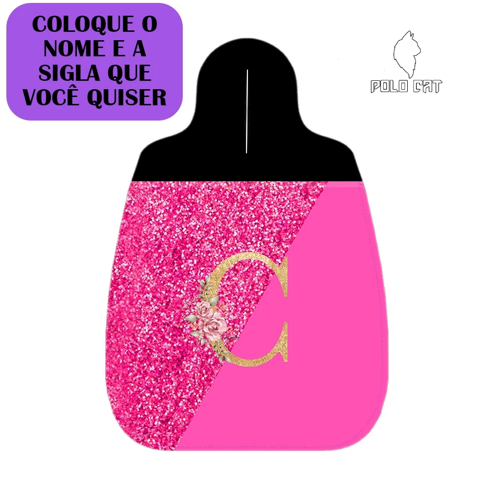 Lixeira de Carro Personalizado com Nome Flores Formas Glitter em Oferta na Shopee