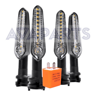 4 Pisca Led Sequencial Yamaha MT03 MT07 MT09 Fazer Factor Crosser 150 FZ15 FZ25 XJ6 com rele em Oferta na Shopee