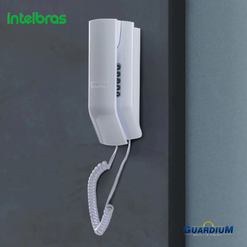 Terminal Dedicado Intelbras TDMI 300 Branco Interfone para Condomínios, fácil instalação e qualidade