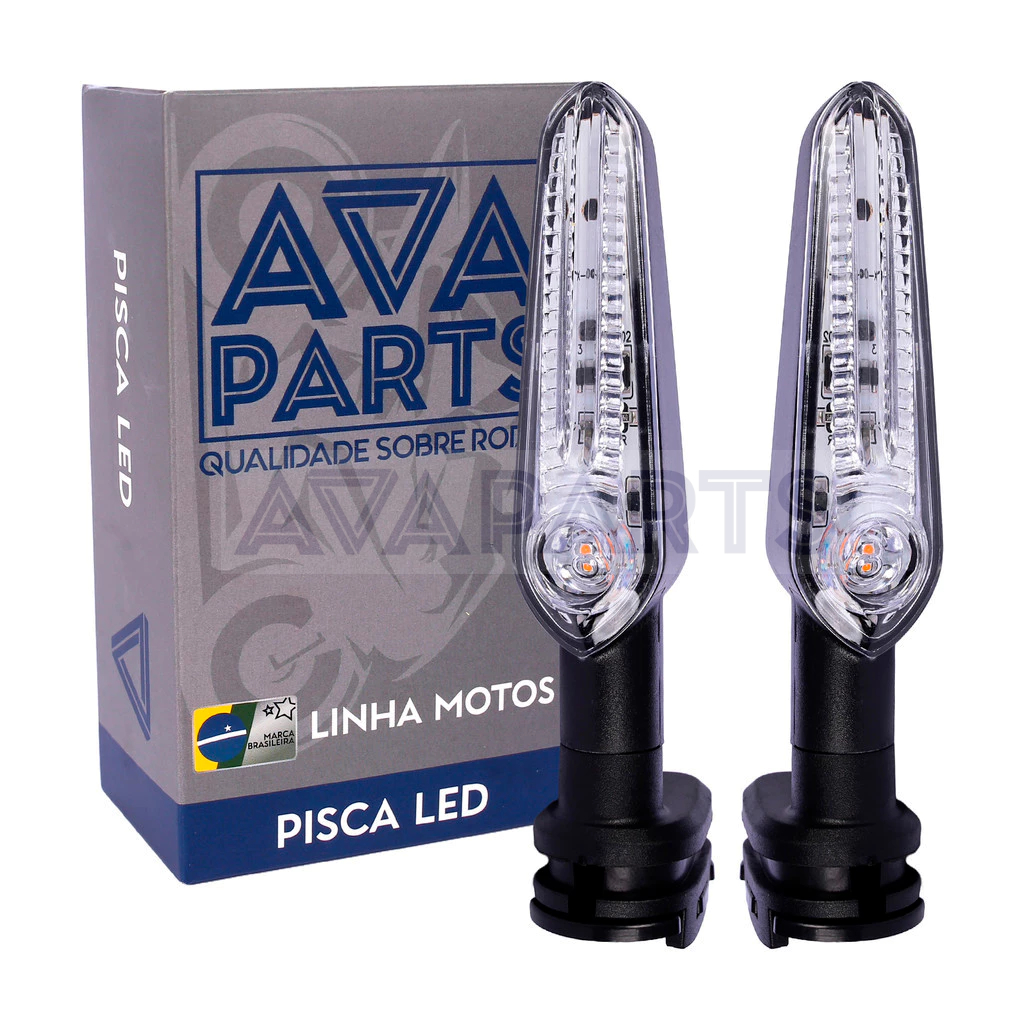 Par Pisca Led MT03 MT07 MT09 Fazer Factor Crosser 150 FZ15 FZ25 XJ6