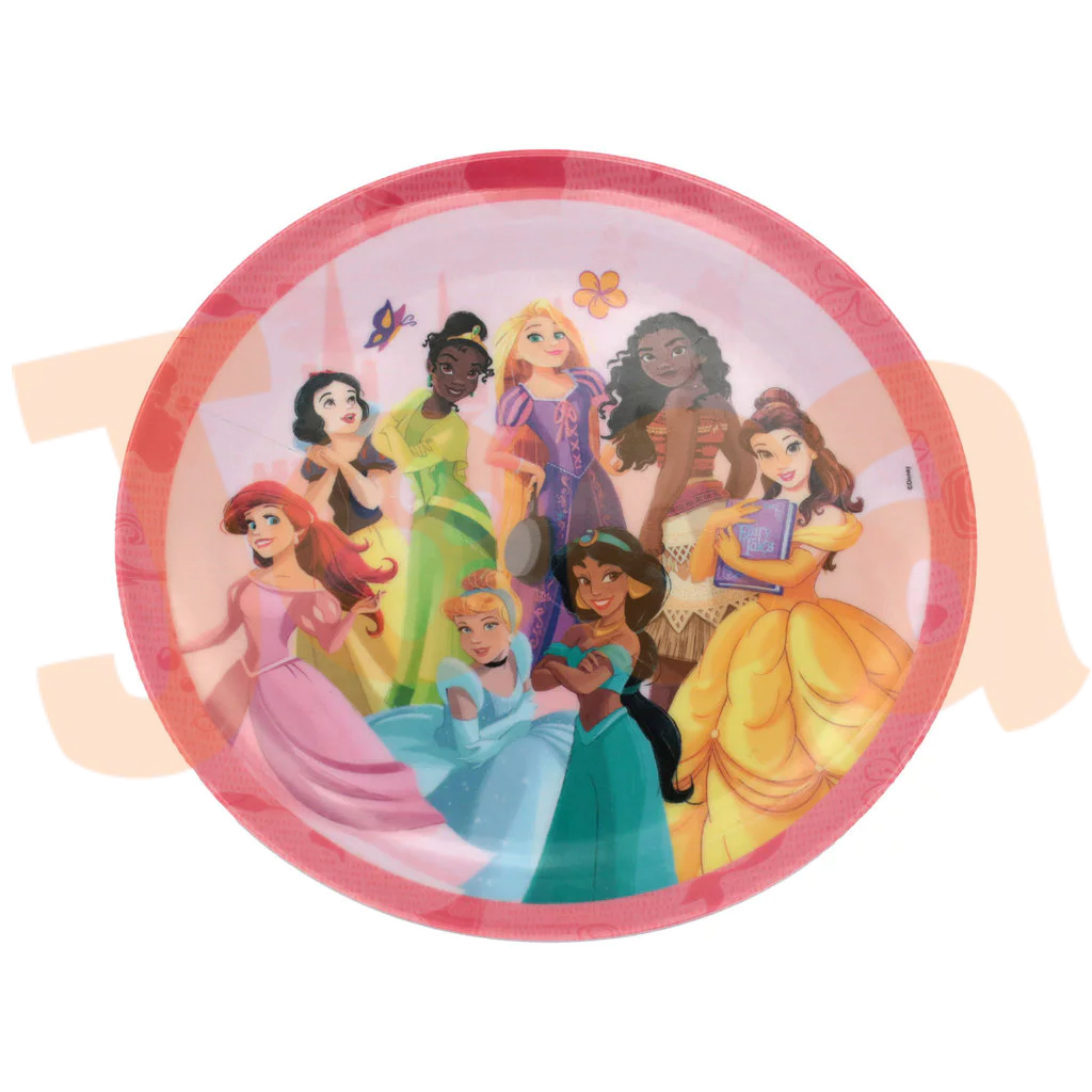 Prato Raso de Melamine Disney Princesas 20cm - Produto Licenciado