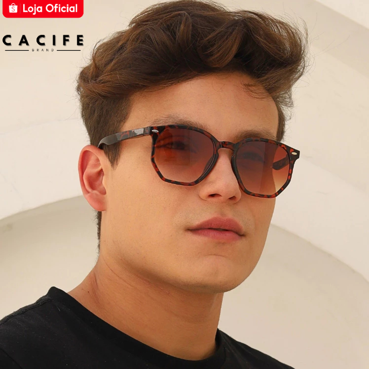 Oculos de Sol Tartaruga Hexagonal Premium Original Classico Tendencia uv400 Masculino Feminino em Oferta na Shopee