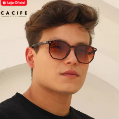 Oculos de Sol Tartaruga Hexagonal Premium Original Classico Tendencia uv400 Masculino Feminino