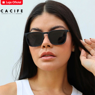 Oculos de Sol Quadrado Preto Fosco Premium Original Classico Vintage uv400 Feminino Masculino em Oferta na Shopee