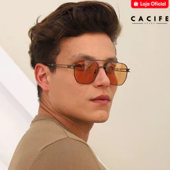 Oculos de Sol Aviador Quadrado Premium Fino Elegante Classico Tendencia uv400 Masculino Feminino