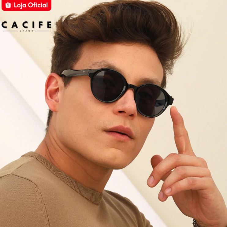 Oculos de Sol Harry Redondo Original Lançamento Premium Classico Em Alta uv400 Masculino Feminino em Oferta na Shopee