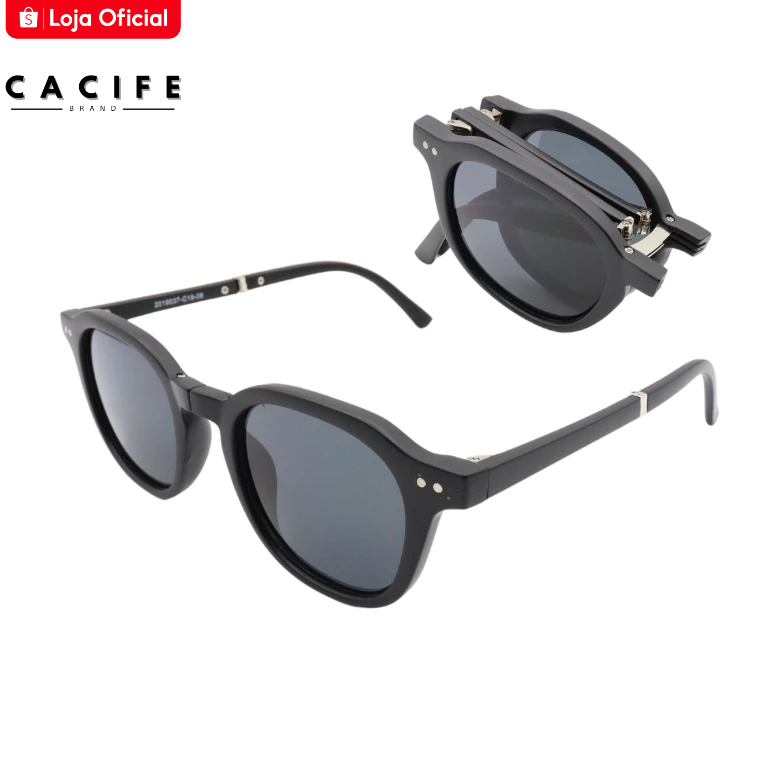 Óculos de Sol Dobrável Hexagonal Premium Vintage Oldschool uv400 Unissex em Oferta na Shopee