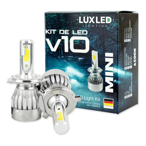 Kit 8 Lâmpadas Ultra Led Farol Meia Alto Baixo Milha 20000l Fiat Siena G3 2004/2008 Branco Branco