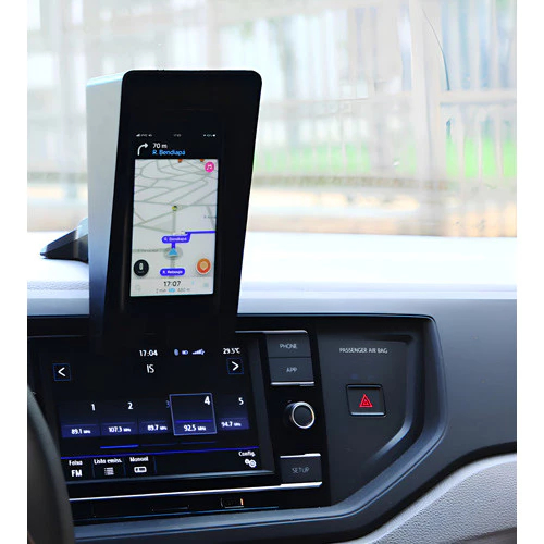 Capa Protetora De Sol Celular Painel Para Uber 99taxi Cabif Preto em Oferta na Shopee