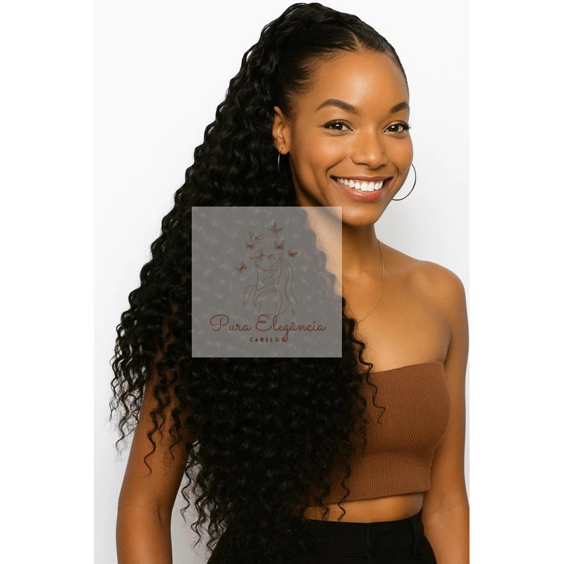 Rabo de Cavalo Orgânico Semelhante ao Cabelo Humano em Oferta na Shopee