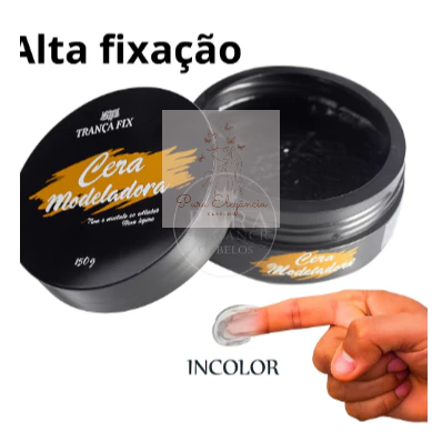 Pomada Modeladora Trança Fix Base de Água/ Pomada para Baby Hair