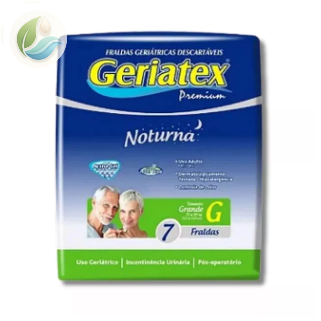 Fralda Geriatrica Noturna Geriatex Premium Tamanho G