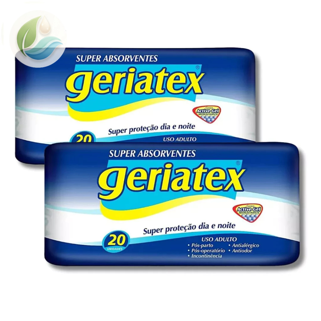 Super Absorvente Geriatex com 20 unidades em Oferta na Shopee