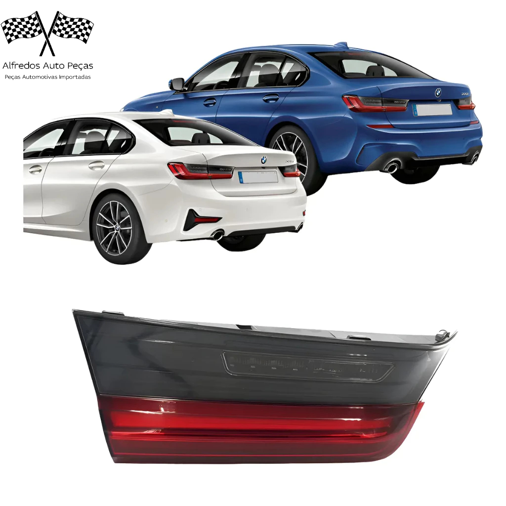 Lanterna Led Tampa Bmw 320i 330i Sport 2019 2020 2021 2022 Esquerdo Motorista Vermelho 63217420453