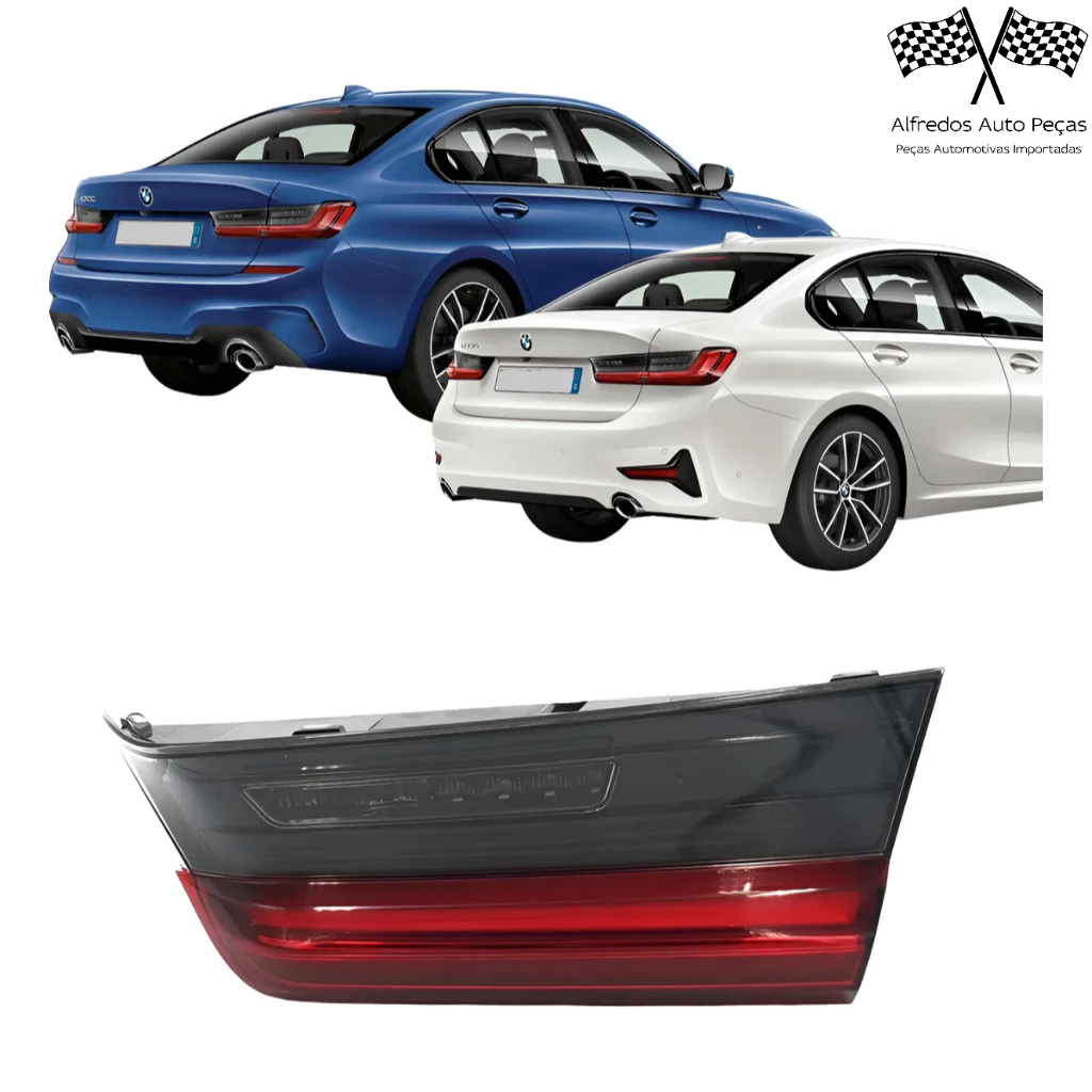 Lanterna Led Tampa Bmw 320i 330i Sport 2019 2020 2021 2022 Direito Passageiro Vermelho 6321742042