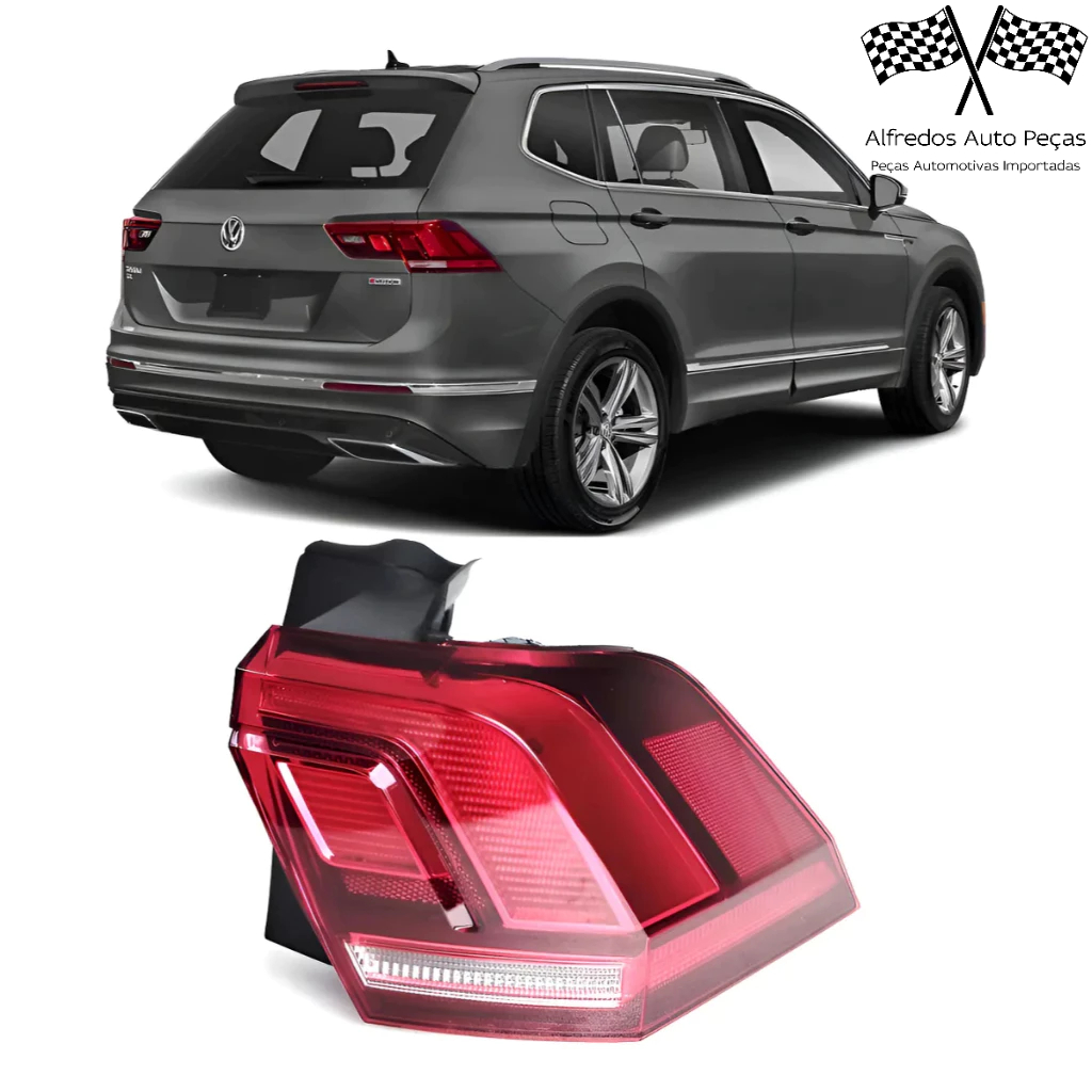 Lanterna Led Canto Lado Passageiro Tiguan 2016 2017 2018 2019 Direito Vermelho 5NL945096A