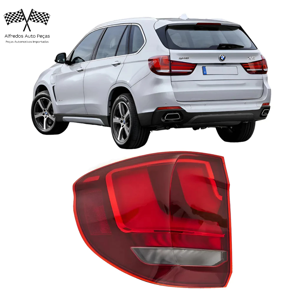 Lanterna Led Canto Bmw X5 2014 2015 2016 2017 2018 Esquerdo Motorista Vermelho 63217290099