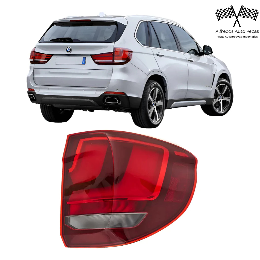 Lanterna Led Canto Bmw X5 14 2015 2016 2017 2018 Direito Passageiro Vermelho 63217290100