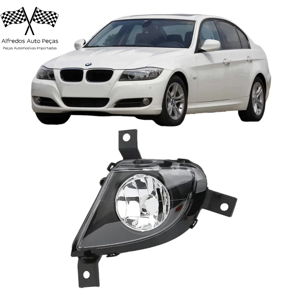 Farol De Milha Bmw 320i 325i 328i 330 2008 2009 2010 2011 2012 Esquerdo Motorista 63177199893