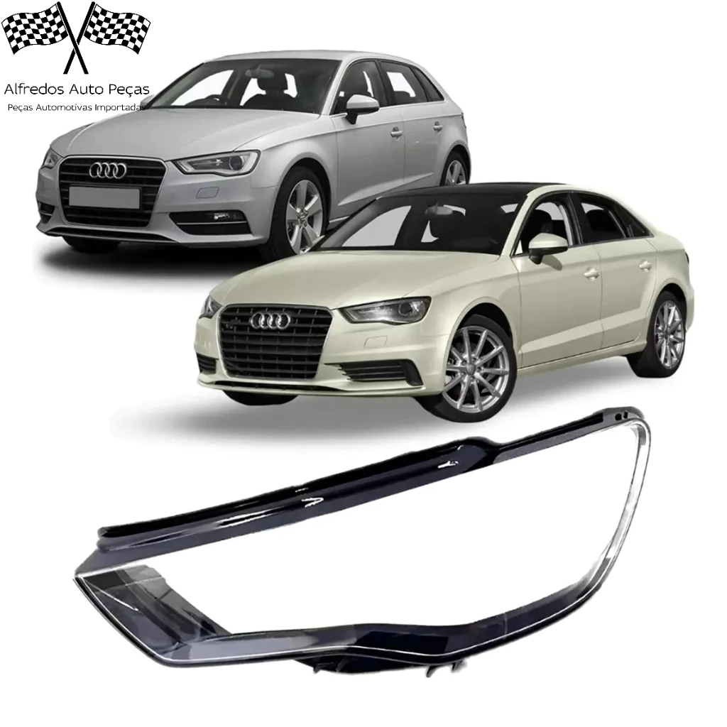Lente Do Farol Esquerdo Motorista Audi A3 2013 2014 2015 2016 Novo 8V0941005, 1EL010740-571