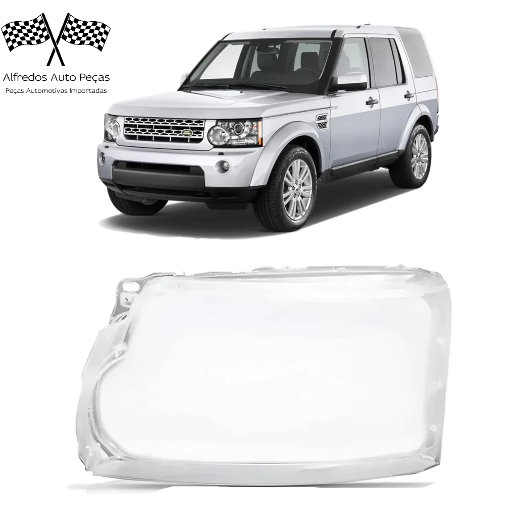 Lente Farol Dianteiro Land Rover Discovery 4 2010 2011 2012 2013 Esquerdo Motorista AH2213W030NE