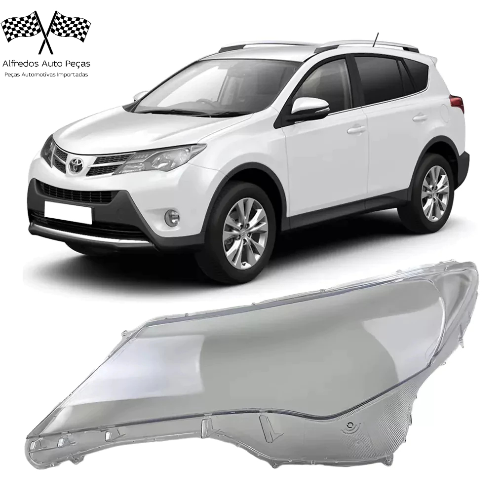 Lente Farol Dianteiro Toyota Rav4 2013 2014 2015 2016 Esquerdo Motorista 8117042522