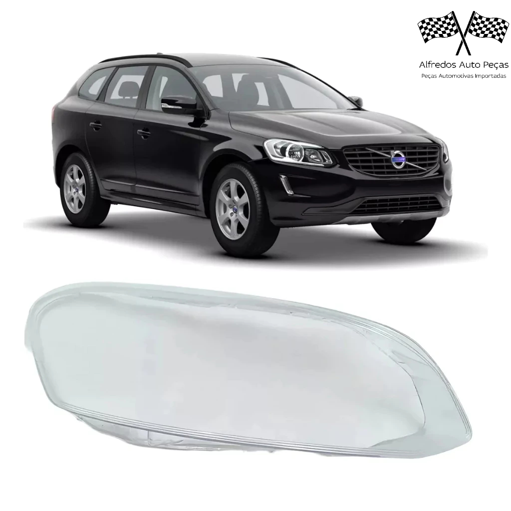 Lente Farol Dianteiro Volvo Xc60 2014 2015 2016 2017 Direito Passageiro 31420258