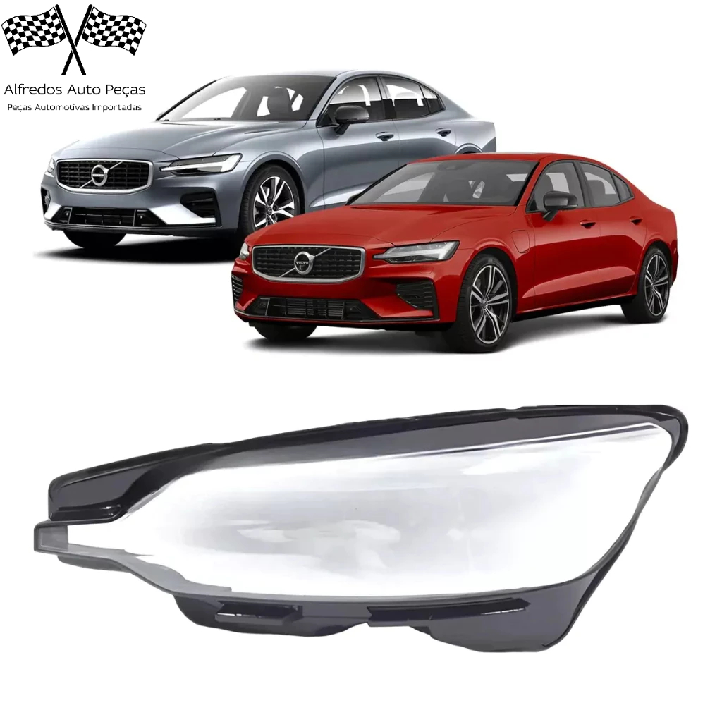 Lente Farol Dianteiro Volvo S60 V60 T4 T5 T8 2018 2019 2022 Esquerdo Motorista 32347005