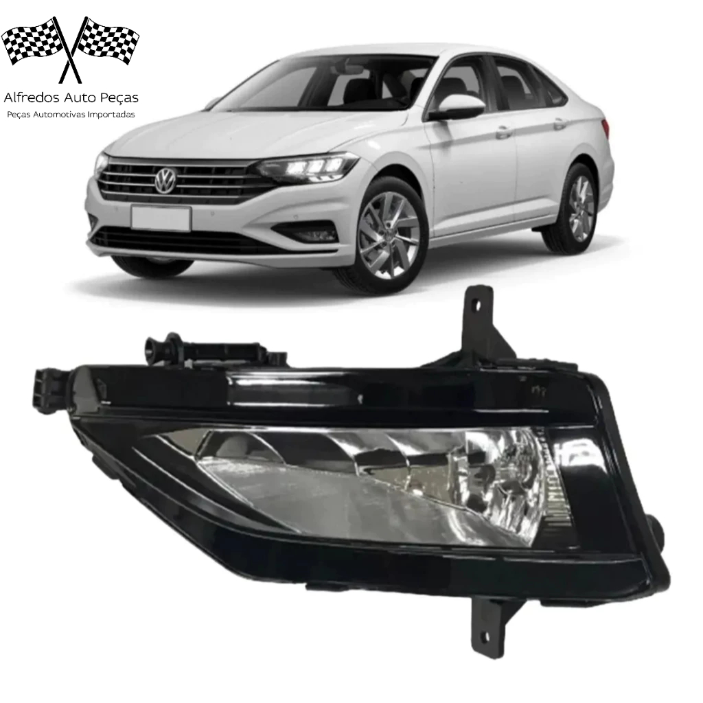 Farol De Milha Dianteiro Jetta R-Line 2018 2019 2020 Lado Esquerdo Motorista