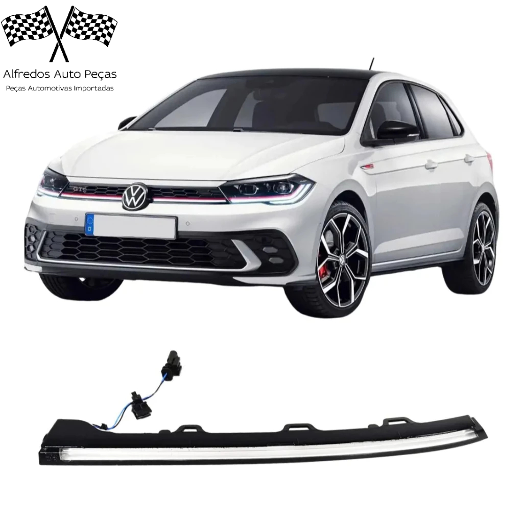 Drl Daylight Esquerdo Grade Superior Polo Gts 2023 2024 2025