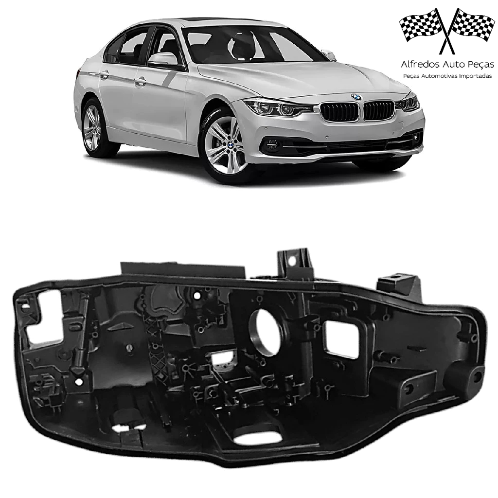 Carcaça Farol Dianteiro Bmw Série 3 320i 328i 2016 2017 2018 Direito Passageiro 63117419634