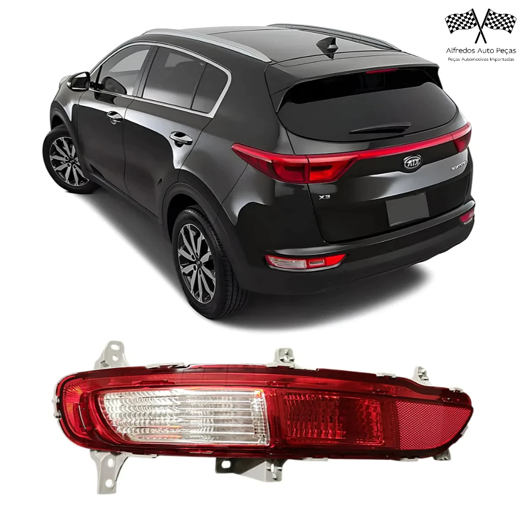 Refletor Lanterna Olho Gato Traseiro Sportage 2016 17 2018 Esquerdo Motorista 92405D9210 92406-D9200