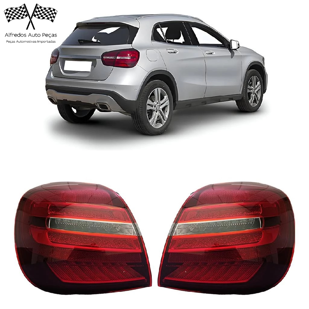 Par Lanterna Com Led Traseira Mercedes-benz Gla200 2018 2019 2020