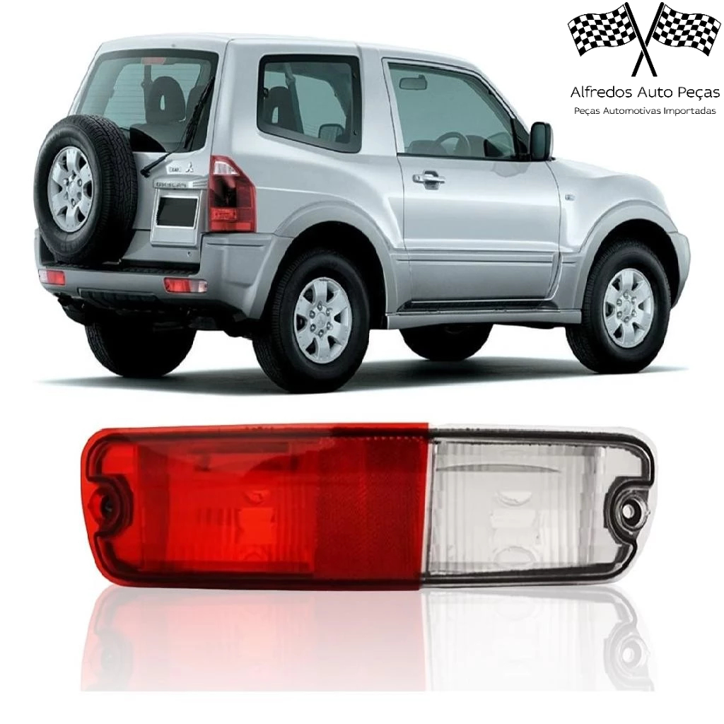 Refletor Luz Neblina Lanterna Traseiro Pajero Full 2003 2004 2005 2006 2007 MN133776