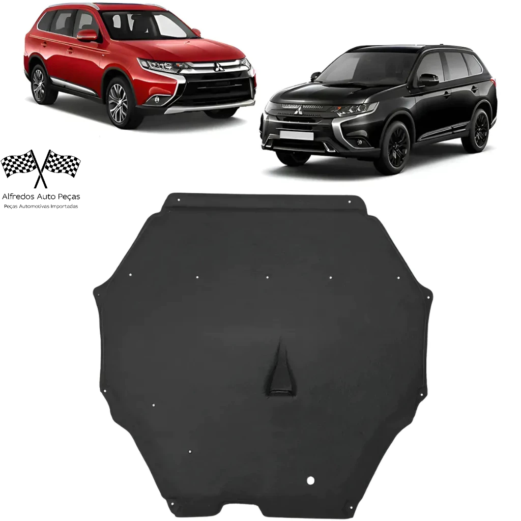 Protetor Carter Inferior Veludo Mitsubishi Outlander 2016 2017 2018 2019 2020 2021 2022 5370B919