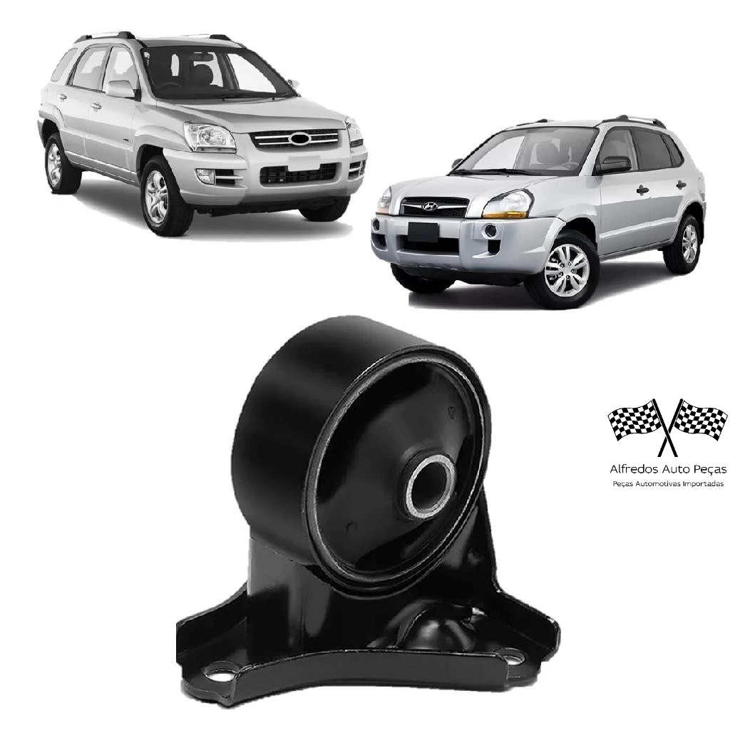 Coxim Frontal Motor Sportage Tucson 2004 2005 2007 2008 2009 2010 2011 2012