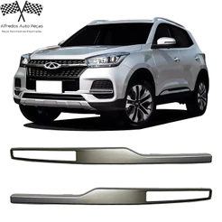Par Friso Aplique Grade Milha Prateado Chery Tiggo 5x 2020 2021 2022 Novo 602000525AA 602000526AA