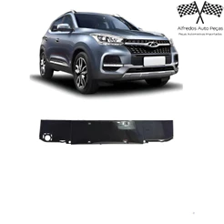 Moldura Suporte Placa Parachoque Dianteiro Chery Tiggo 5x 2020 2021 2022 Black Piano 602000491AA