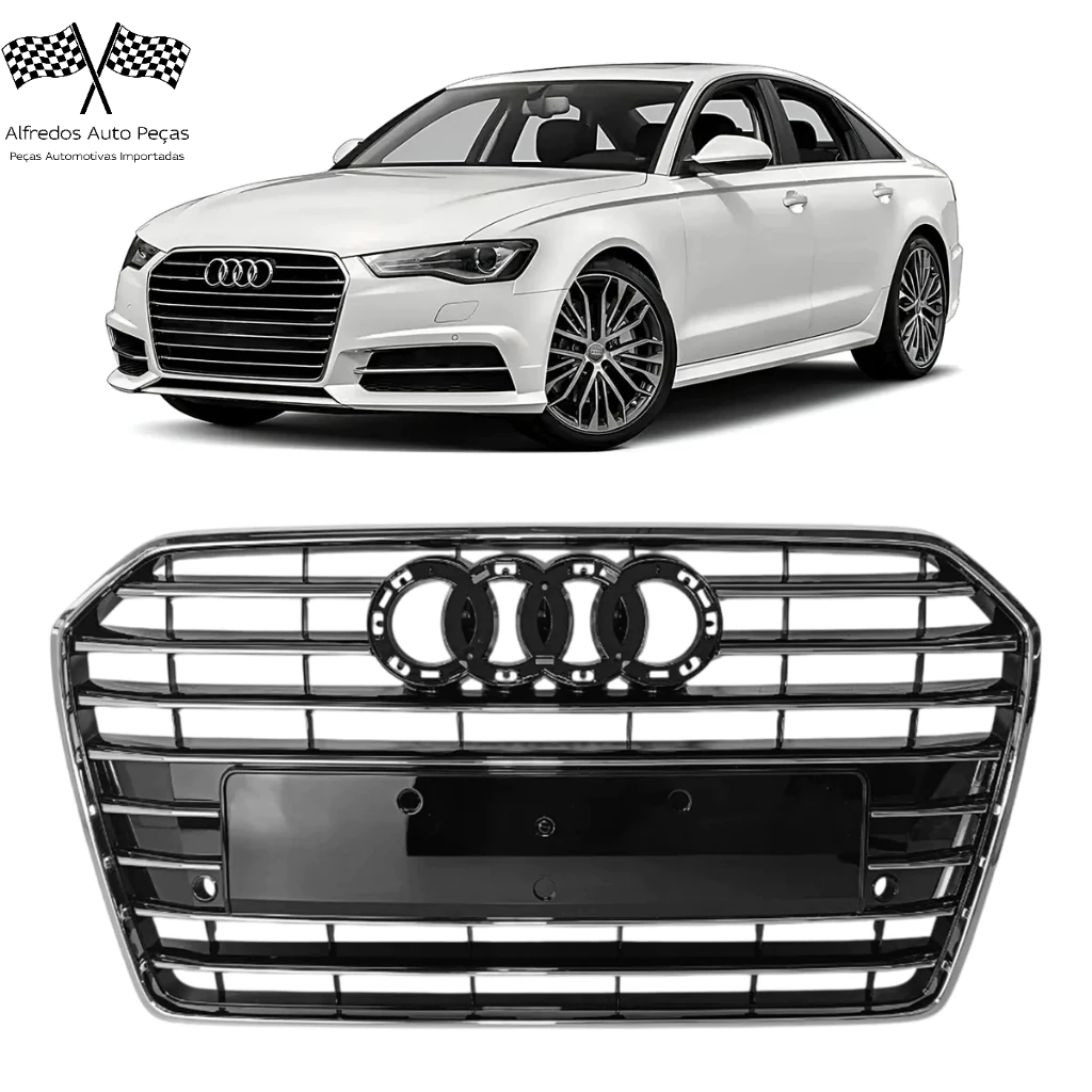 Grade Superior Parachoque Dianteiro Friso Cromado Audi A6 2015 2016 2017 2018 4G0853651AE