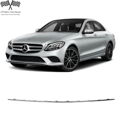 Friso Spoiler Inferior Cromado Frontal Mercedes C180 Avantgarde C200 Boost 2018 19 2020 A2058852901