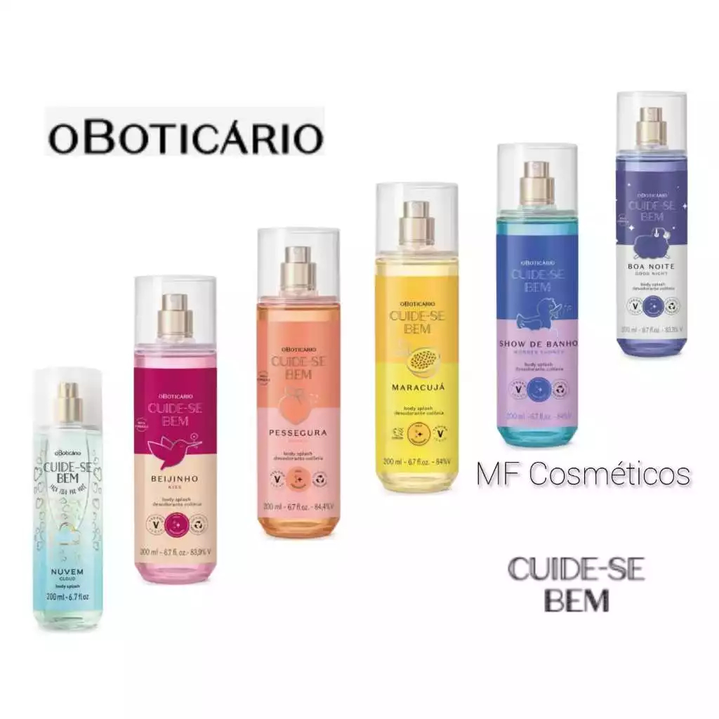 Body Splash Colônia Corporal Cuide-se Bem - O Boticário - Frescor - Pós Banho (Fragrâncias Diversas)