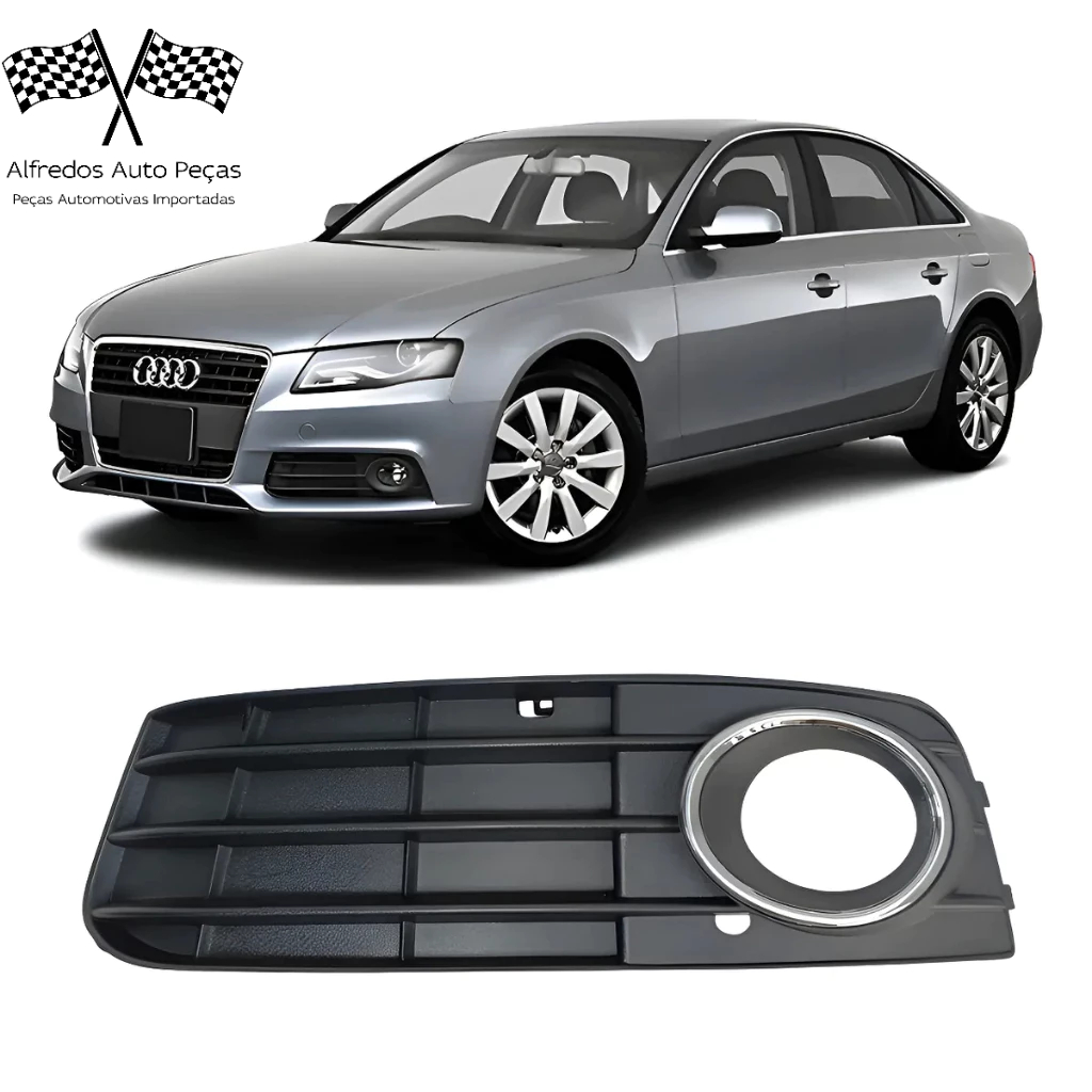 Grade Farol Milha Dianteiro Audi A4 2009 2010 2011 2012 Esquerdo Motorista 8k0807681a01c