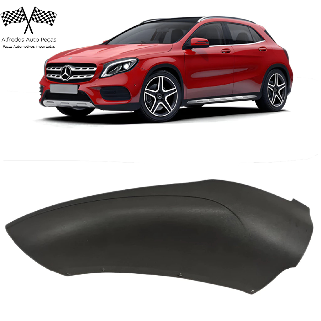 Spoiler Inferior Parachoque Dianteiro Mercedes Gla250 Gla45 Amg 2018 2019 2020 Esquerdo 1568850301